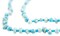 TheBeadChest Middle Eastern Turquoise Nugget Beads 4-7mm Afghanistan Blue Gemstone 17 Inch Strand